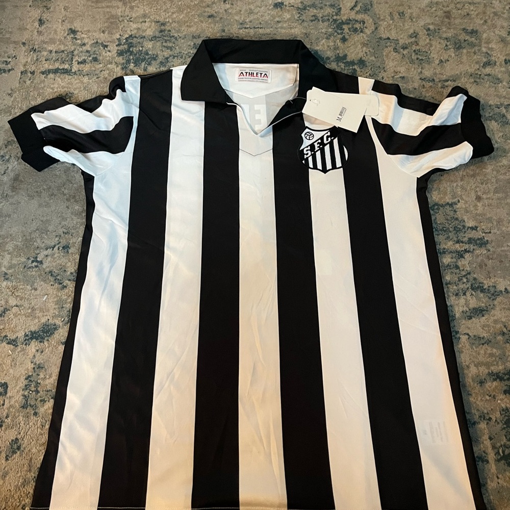 Santos Pele soccer jersey vintage